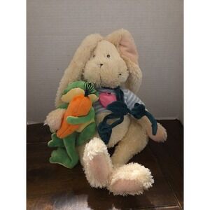 Books are Fun Yarbrough "WELCOME SPRING" BUNNY W/ FROG Plush STUFFED ANIMAL Toy